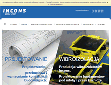 Tablet Screenshot of incons.pl